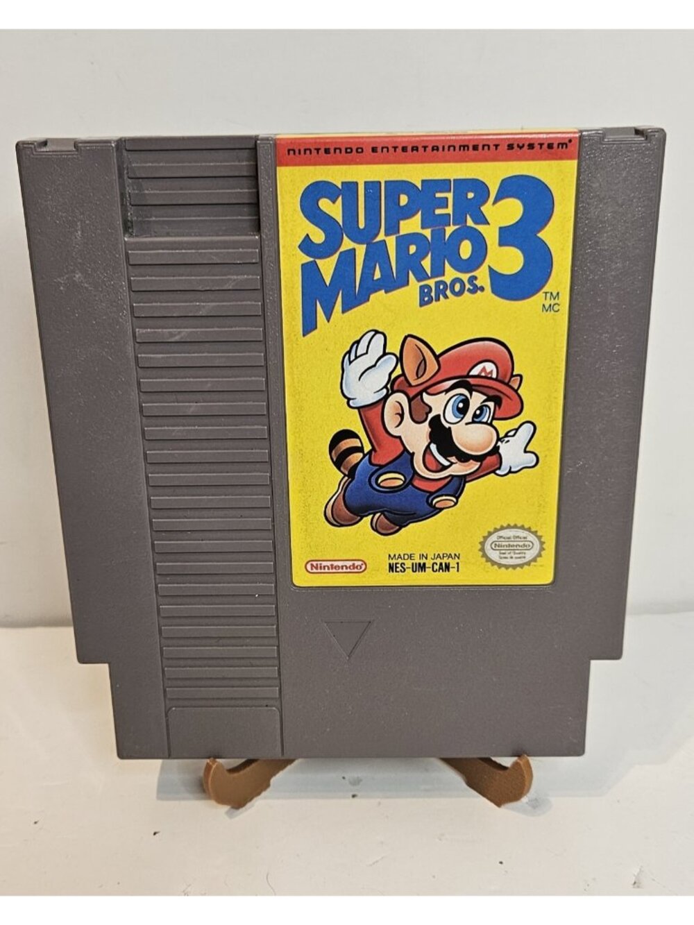 Super Mario Bros. 3 (Nintendo NES, 1990) red label